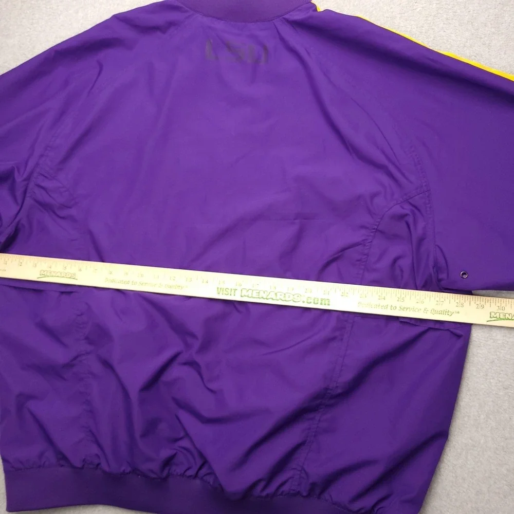 LSU Tigers Jacket Mens 2XL‎ Purple NCAA Football Nike Quarter Zip Pullover